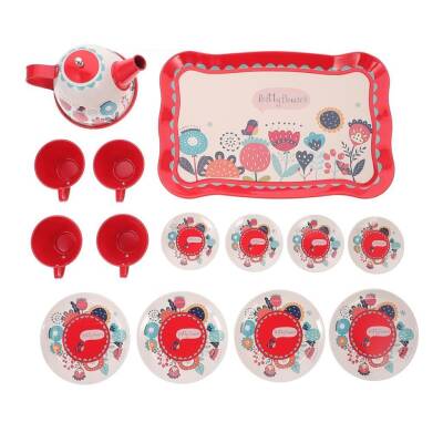 Toysan Metal Çay Seti 966-D16