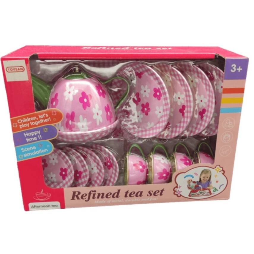 Toysan Metal Çay Seti 966-D2 - 1