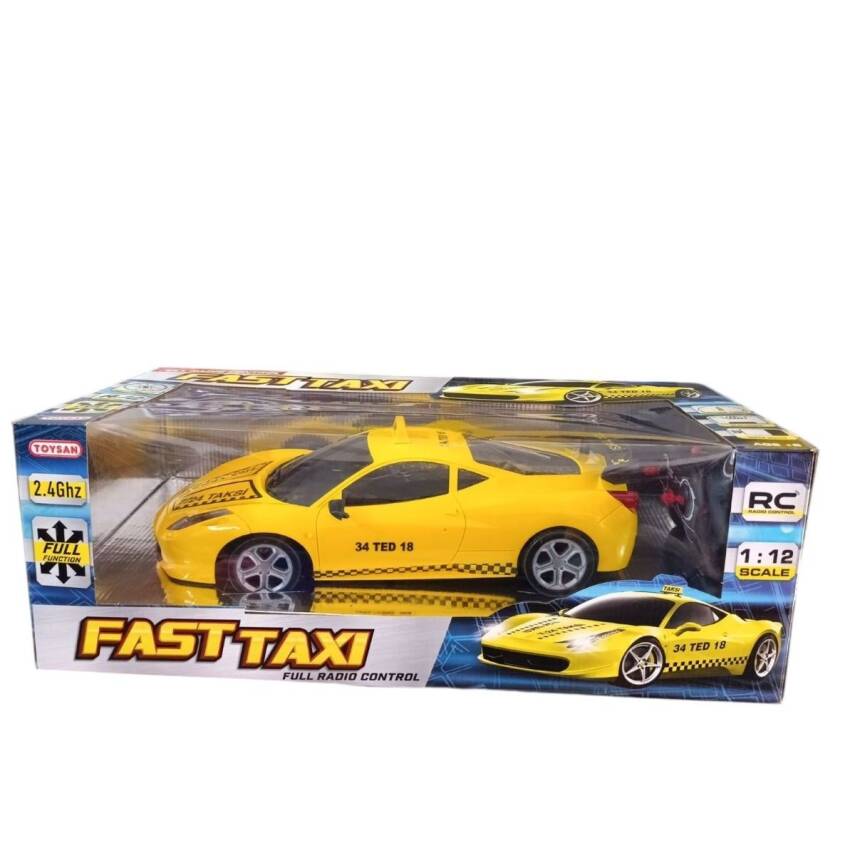 Toysan Oyuncak Uzaktan Kumandalı Şarjlı Hızlı Taksi Araba Toy-25 - 1