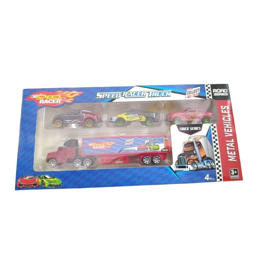 Toysan Speed Racer Tır Ve Yarış Arabaları Oyun Seti Toy-40 - 1