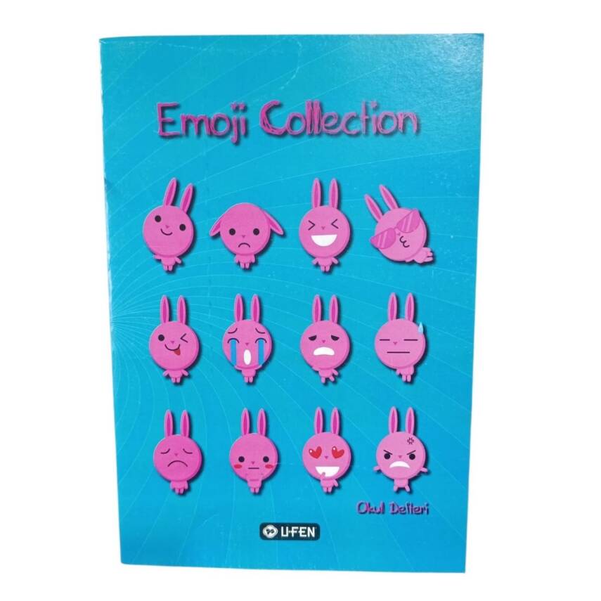 U-Fen A4 Pp Kp. Dikişli 100yaprak Defter Kareli 70353-Mavi - 1