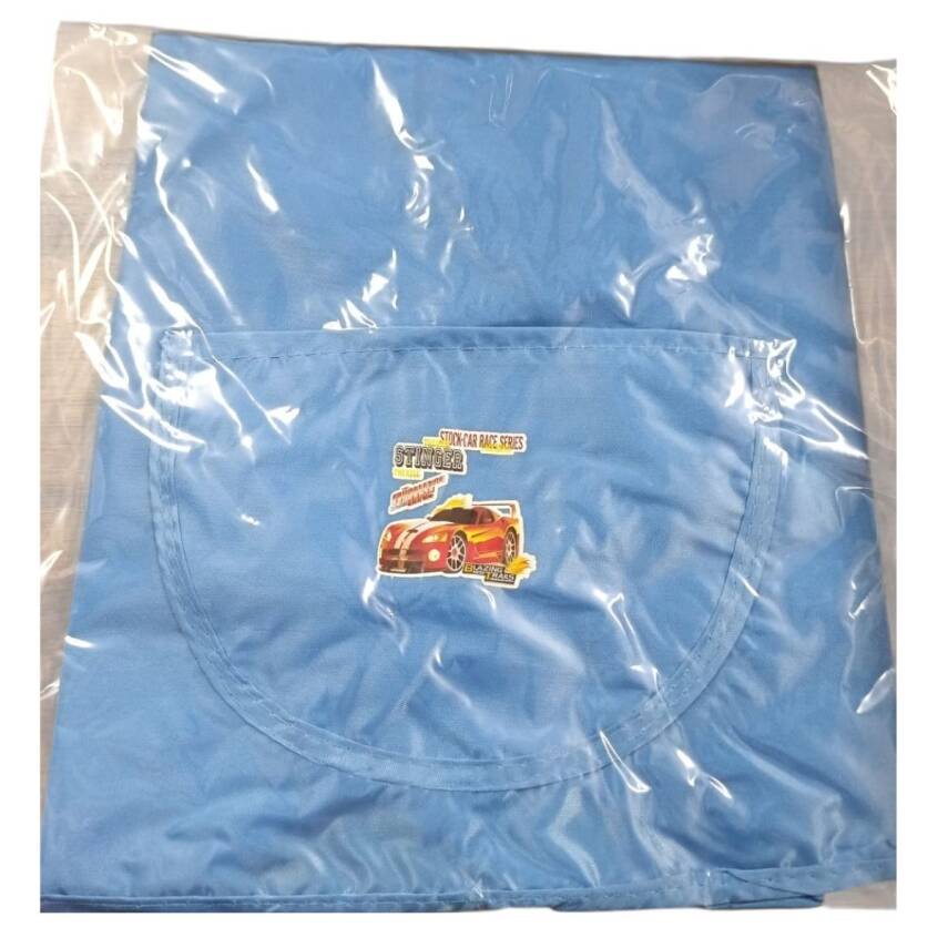 U4 Anaokulu Önlüğü F431-Mavi Car No:1 - 1