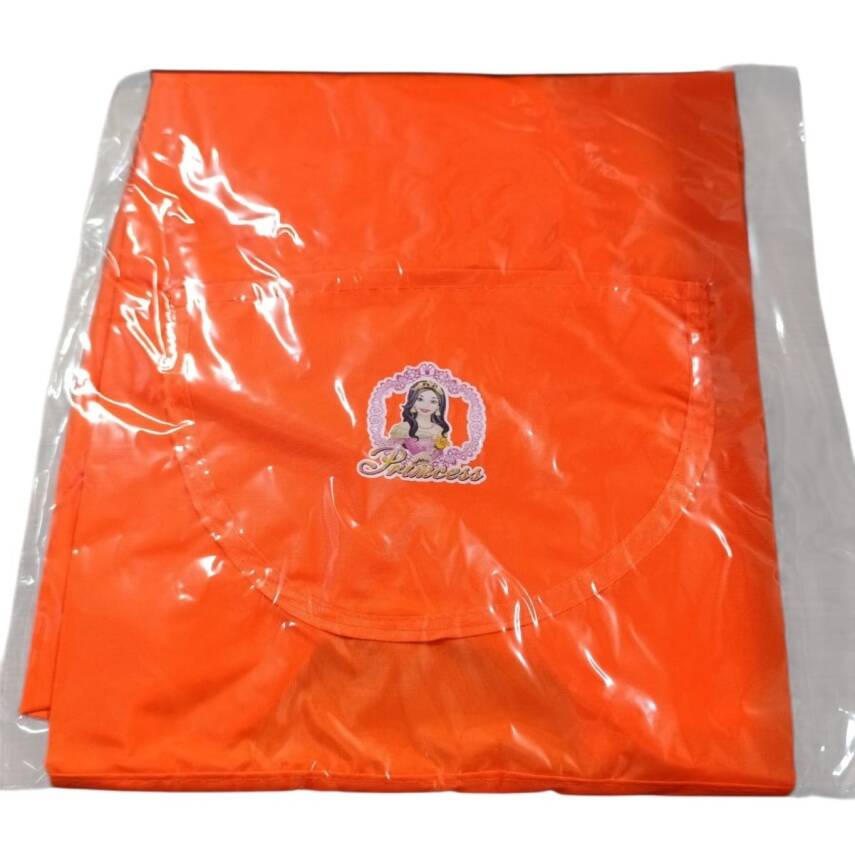 U4 Anaokulu Önlüğü F431-Neon Turuncu Princess No:3 - 1