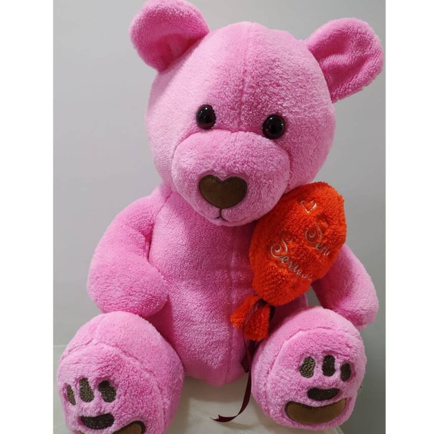 Uçar Oyuncak 50 Cm Pembe Ayı UCR-005 - 1