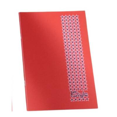 Umut A5 PP KP Dikişli 60 YP Kareli Defter-Kırmızı