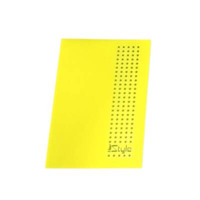 Umut A5 PP KP Dikişli 60 YP Kareli Defter-Sarı