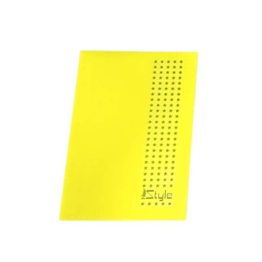 Umut A5 PP KP Dikişli 60 YP Kareli Defter-Sarı - 1