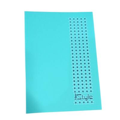 Umut A5 PP KP Dikişli 60 YP Kareli Defter-Turkuaz