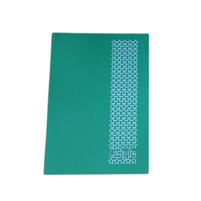 Umut A5 PP KP Dikişli 60 YP Kareli Defter-Yeşil