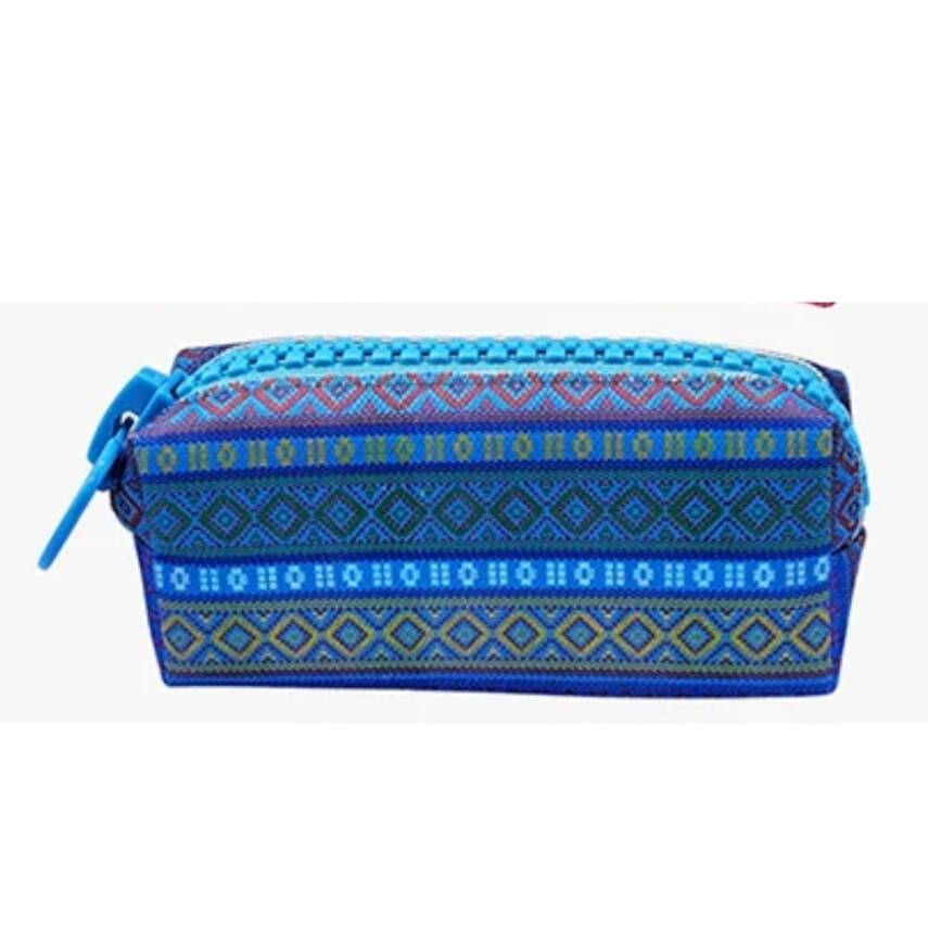 Unicus Big Zip Etnik Desen Kalemkutu UNCS-976-Mavi - 1