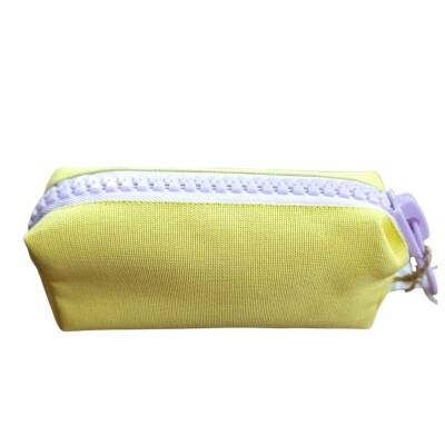 Unicus Big Zip Pastel Keten Kalemkutu 922-Sarı