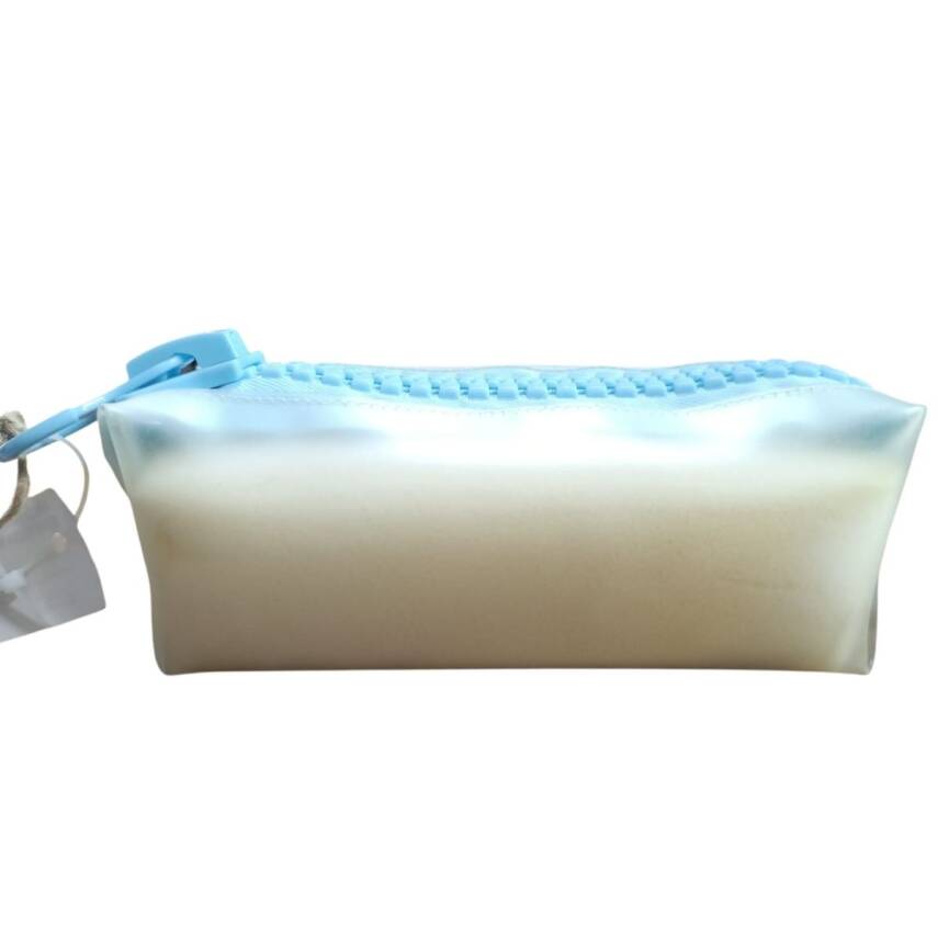 Unicus Big Zip Şeffaf Clean Kalemkutu XL UNCS-978-Mavi - 1