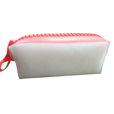 Unicus Big Zip Şeffaf Clean Kalemkutu XL UNCS-978-Turuncu