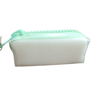 Unicus Big Zip Şeffaf Clean Kalemkutu XL UNCS-978-Yeşil