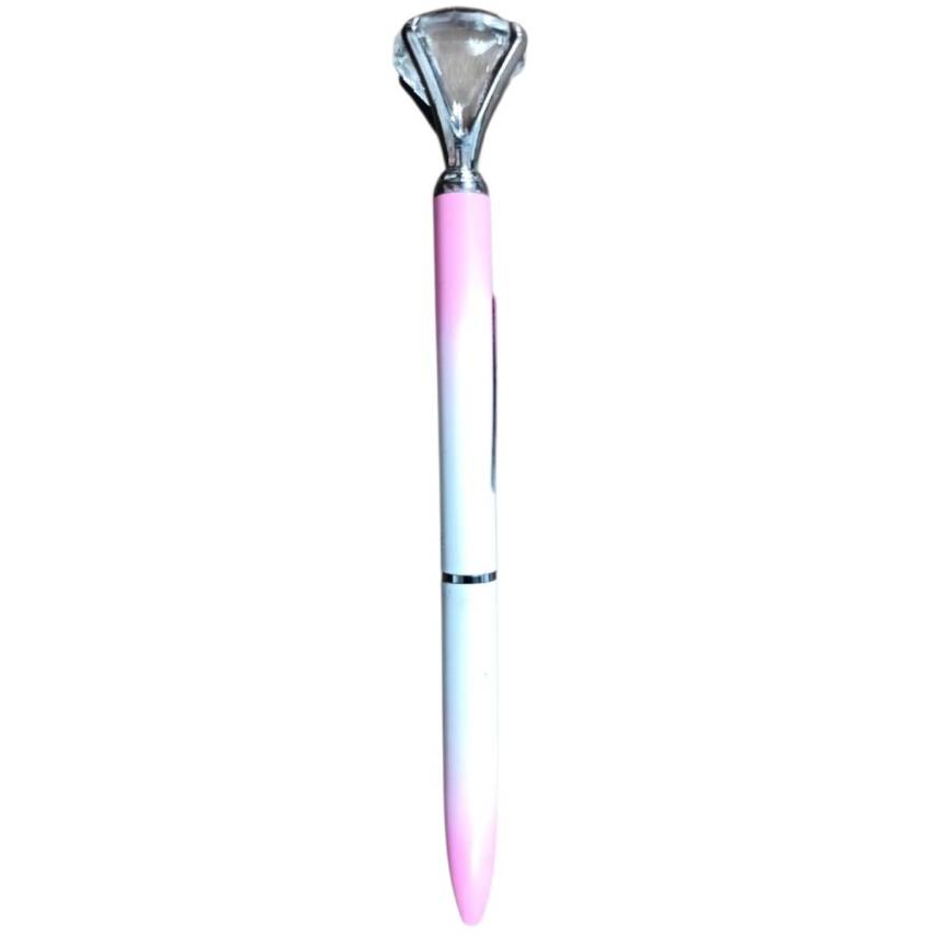 Unicus Elmas Tükenmez Kalem SU6-1-Pembe-Beyaz - 1