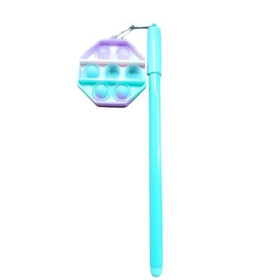 Unicus Pop-it Jel Tükenmez Kalem GP-133-Yeşil Beşgen