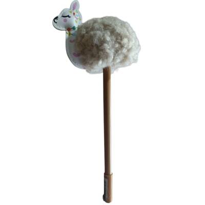 Unicus Sevimli Alpaka Jel Tükenmez Kalem ZF2071-Kahve