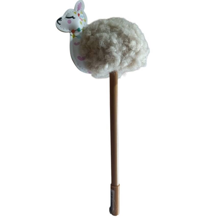 Unicus Sevimli Alpaka Jel Tükenmez Kalem ZF2071-Kahve - 1