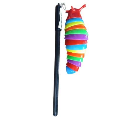 Unicus Tırtıl Koza Jel Tükenmez Kalem UNCS-1115-Siyah