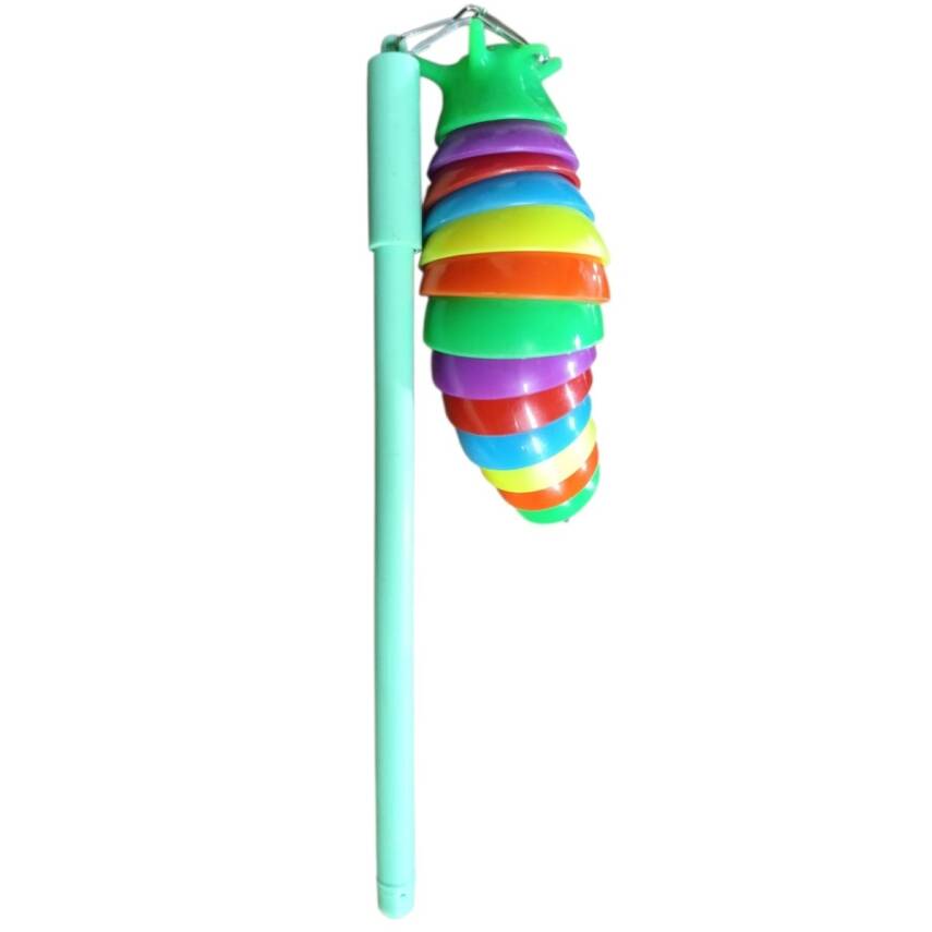 Unicus Tırtıl Koza Jel Tükenmez Kalem UNCS-1115-Yeşil - 1