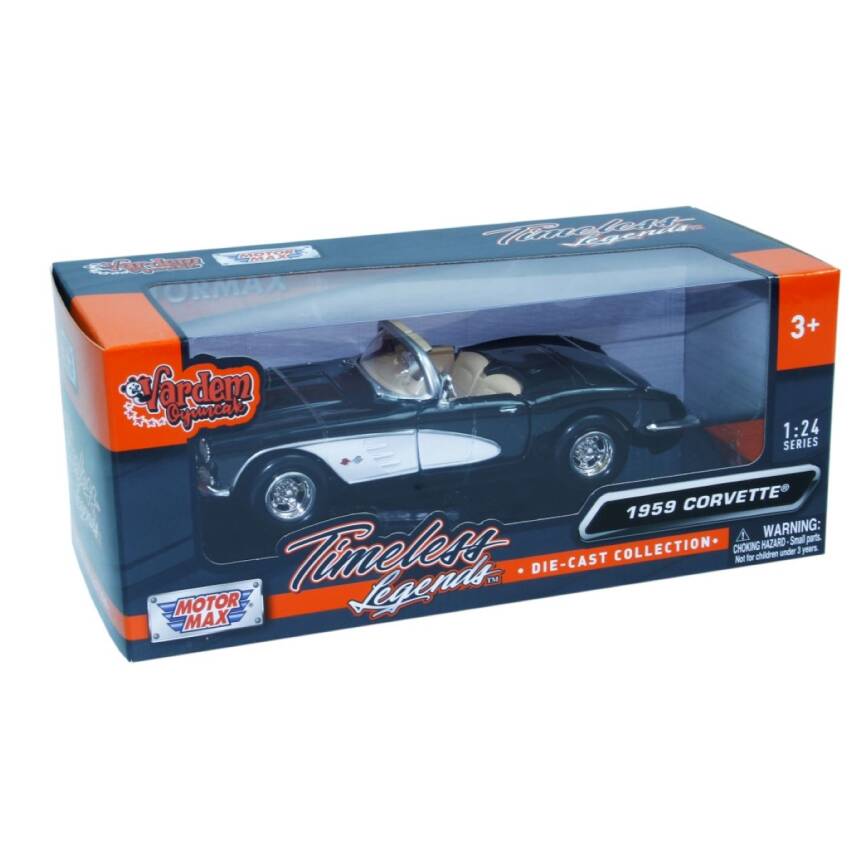 Vardem Oyuncak Corvette 124 1959 MM-73216-Siyah - 2