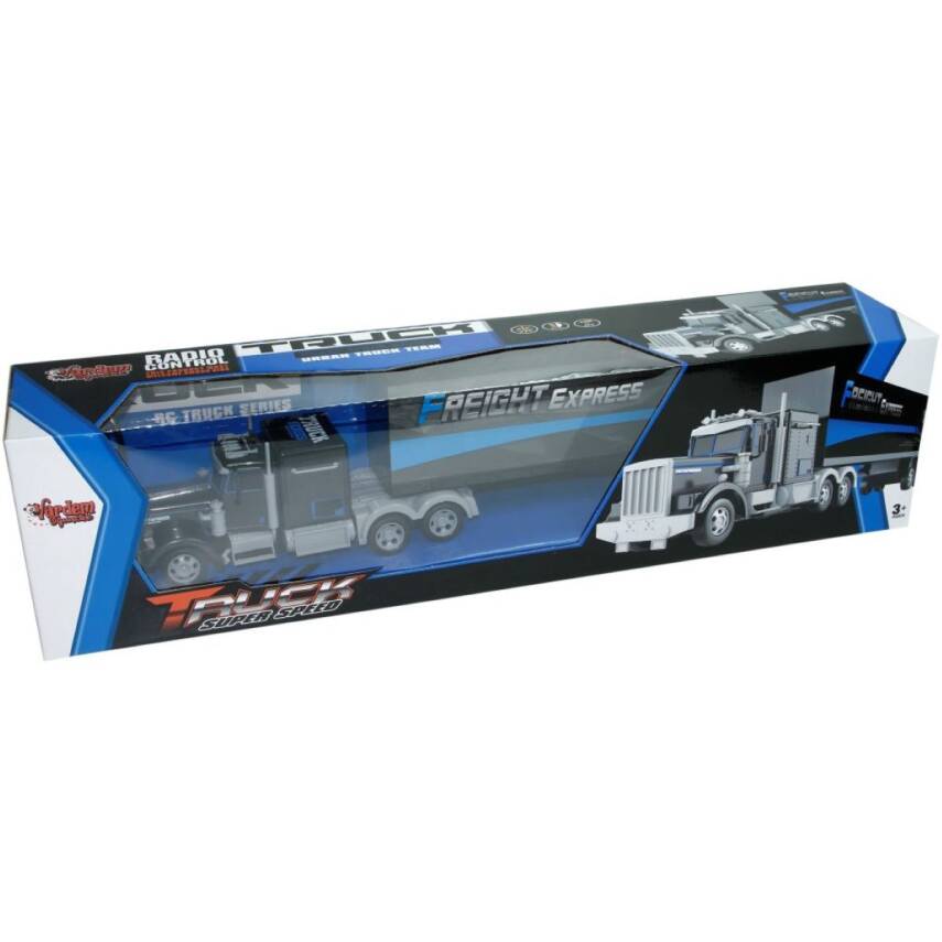 Vardem Oyuncak Kumandalı Şarjlı Işıklı Tır 60 cm SYR-666-653-Mavi - 1