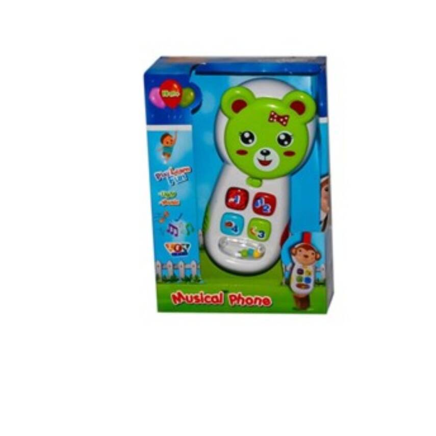 Zey Toys Müzikli Telefon 2023-Yeşil - 1