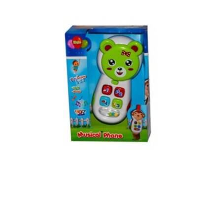 Zey Toys Müzikli Telefon 2023-Yeşil