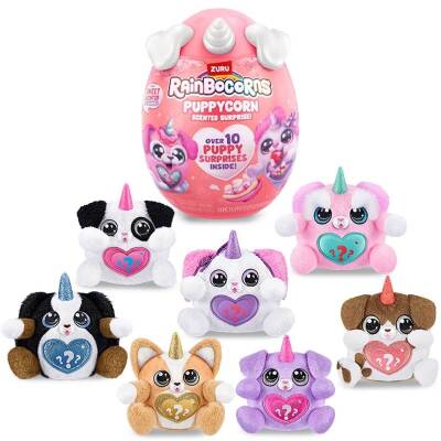 Zuru Rainbocorns Puppycorn Kokulu Sürpriz Paket Rar27000-Gümüş Boynuz - 2