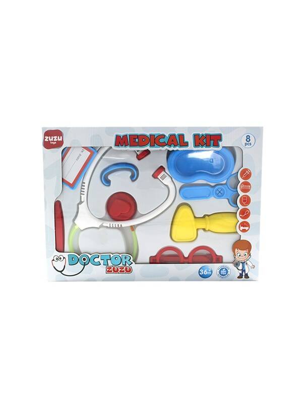 Zuzu Toys Kutulu Doktor Seti Küçük 4091-Beyaz - 1