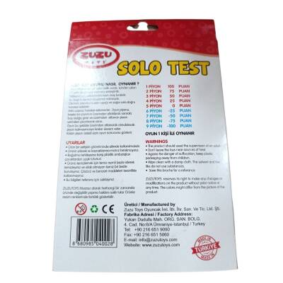 Zuzu Toys Solo Test 4002 - 2