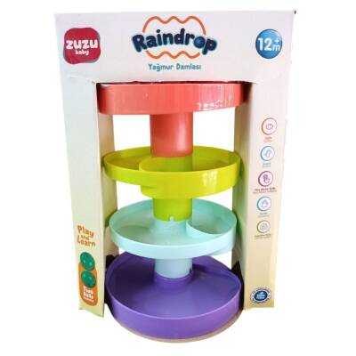 Zuzu Toys Yağmur Damlası Çıngıraklı Top Oyunu 4031